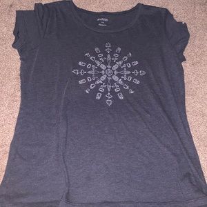 columbia grey camping t-shirt size large